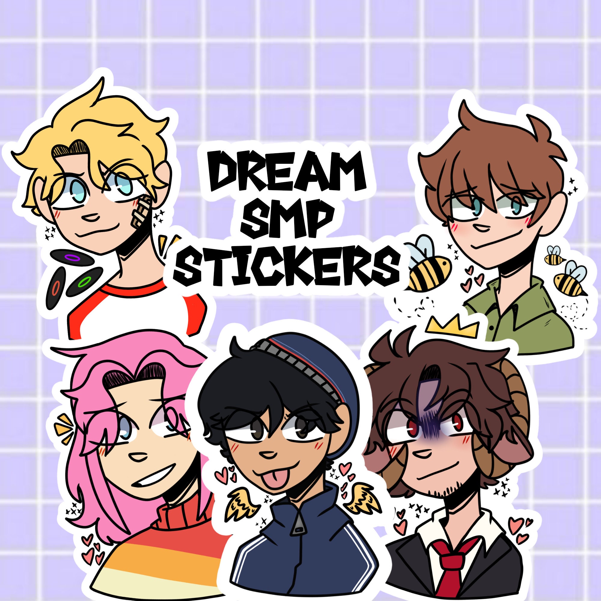 dream smp stickers etsy