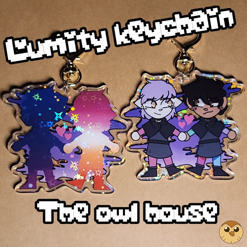 The Owl House Lumity keychain 