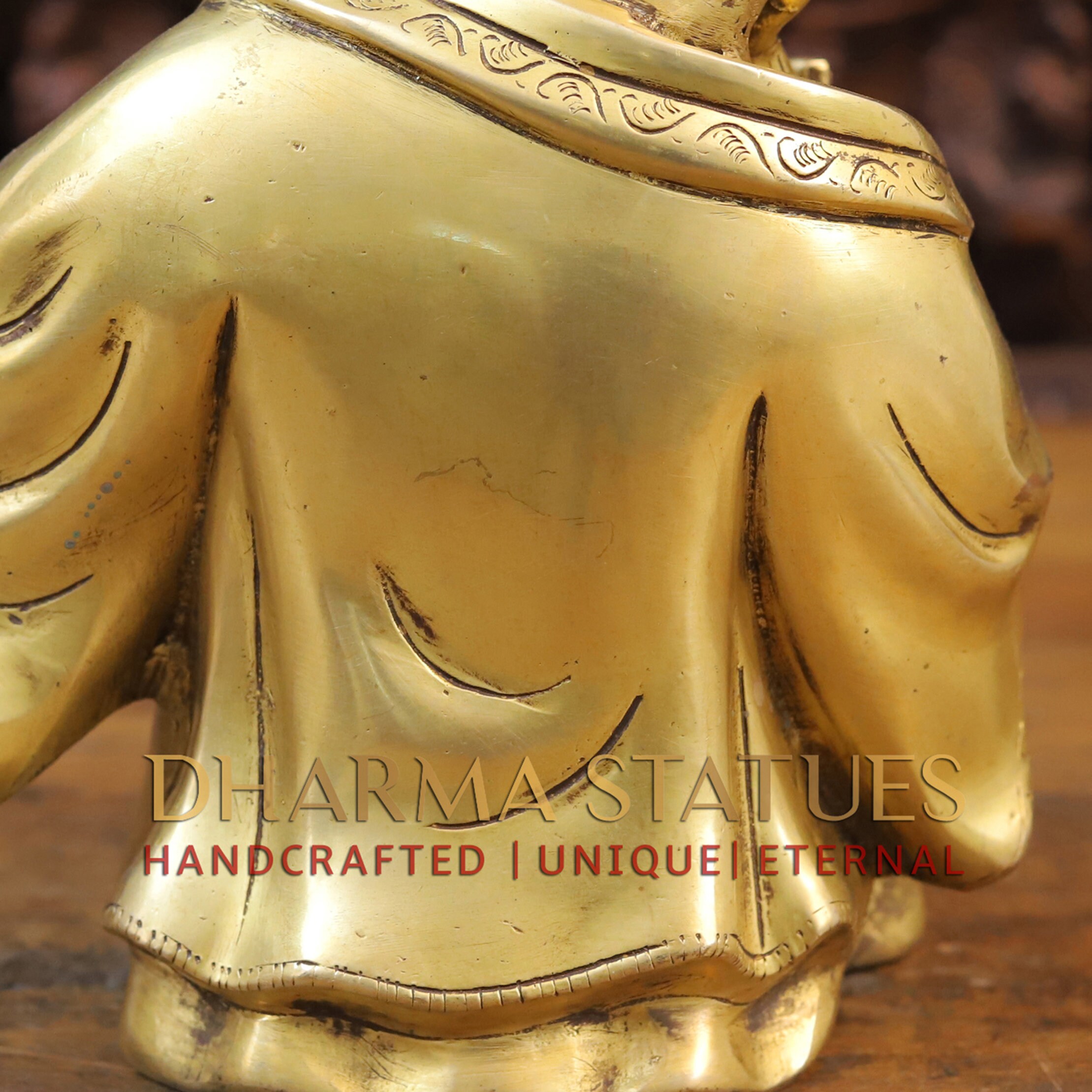 仏像の彫刻、笑顔仏像マイトレーヤ仏の装飾仏教の古典的な仏像モデル