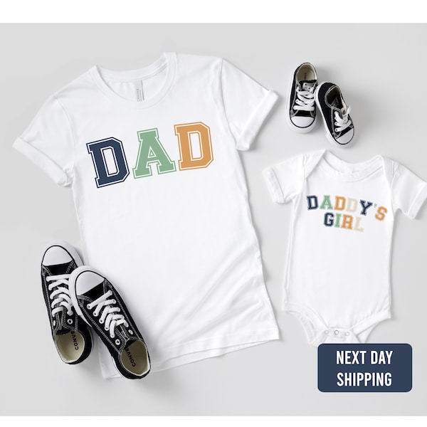 Daddy and Me Matching Set-Dad and Daddy's Girl T-shirt and baby onesie®-Fathers Day Gift-Father Daughter outfit-Daddys Girl onesie®