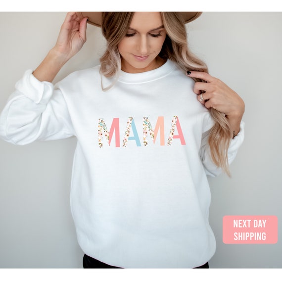 Mama Sweatshirt-floral Mama Sweatshirt-floral Sweater-spring Mama