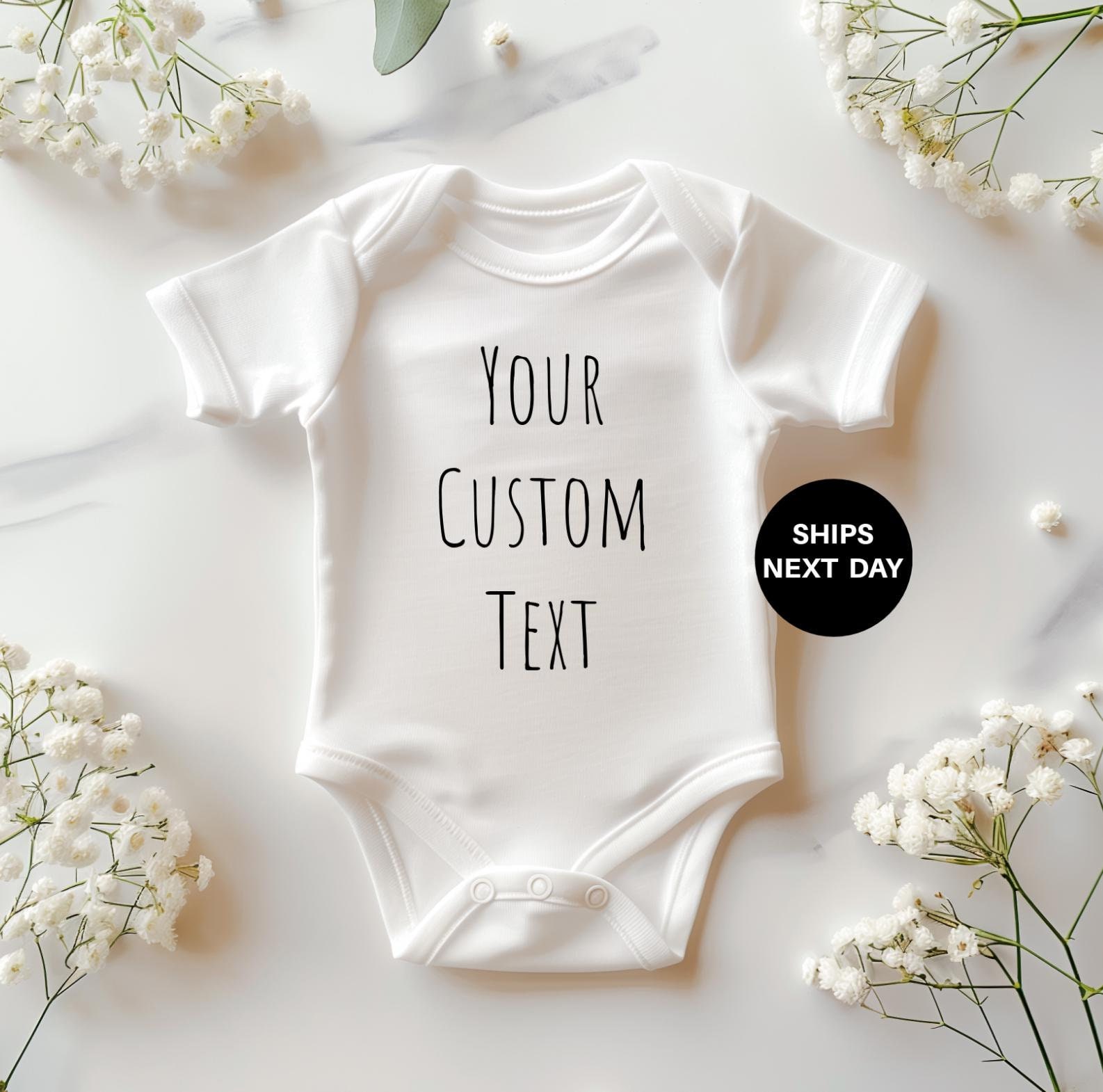 Custom ONESIE® Personalized ONESIE®  Custom design baby shirt baby shower gift bodysuit Custom print toddler kids shirt with logo or text