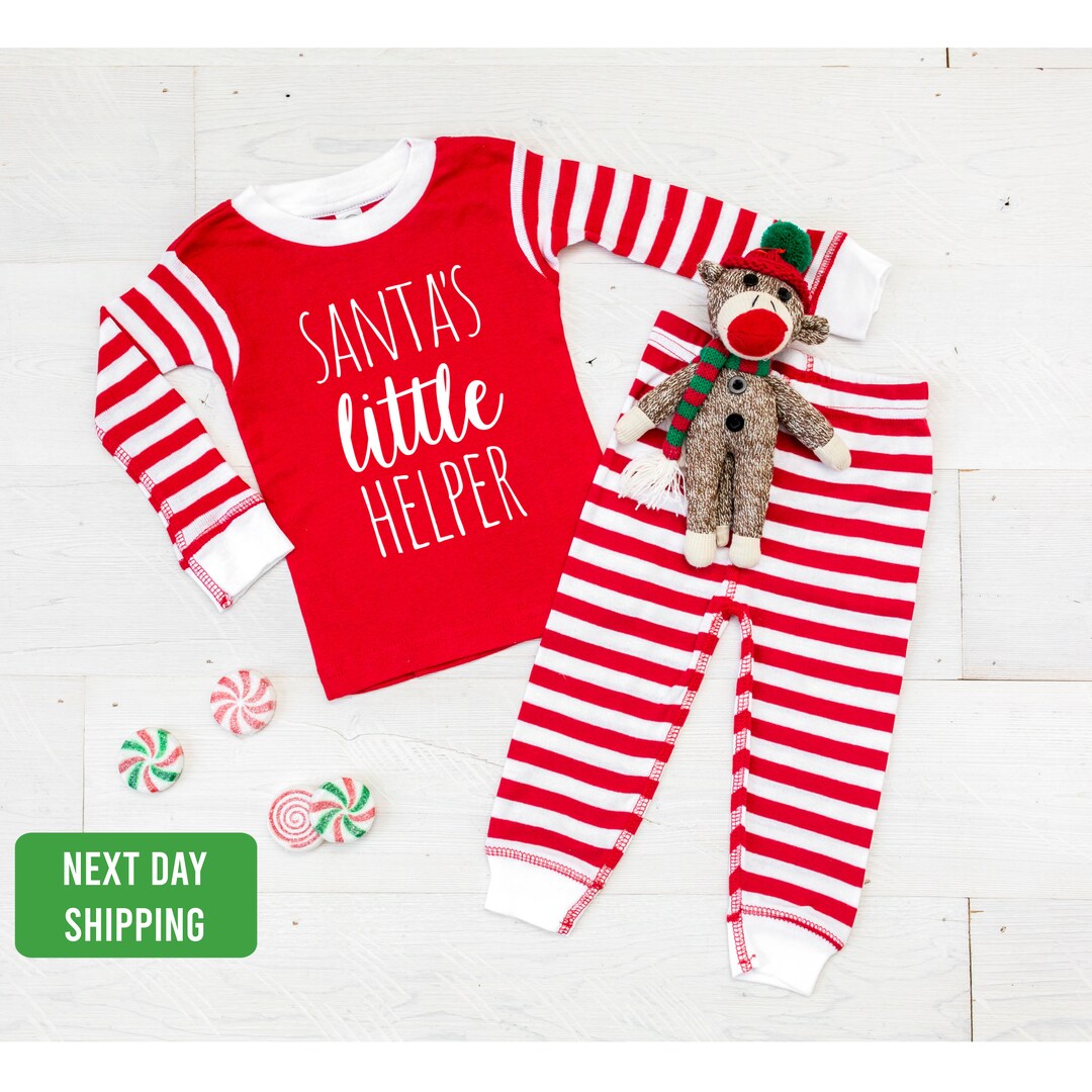 Santa's little helper pyjamas hotsell