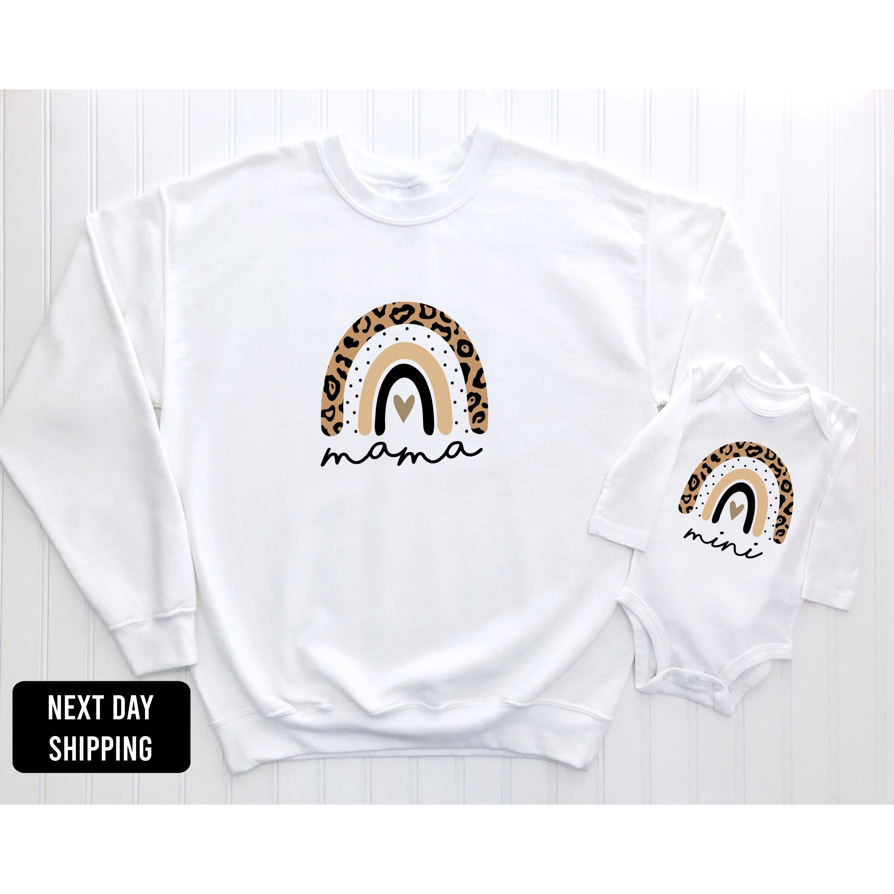 Mama and Mini Sweatshirt and Onesie 