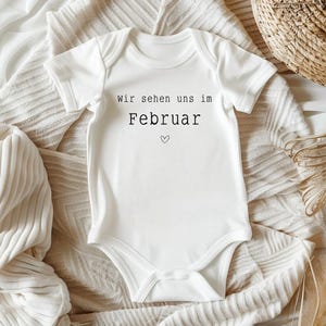 Baby Body Schwangerschaft Verkündung – Süßes Baby Bodysuit für Überraschung – Perfektes Geschenk für werdende Eltern