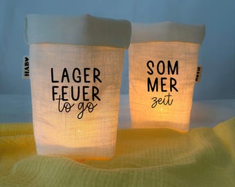 Summer lantern decoration, summertime candle, campfire to go, lantern birthday, lantern balcony, garden party gift, patio