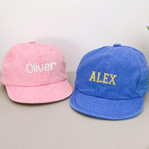 Bestickte KINDER Baseballmütze, personalisierte Name Baseballmütze, Kleinkind Sonnenhut, Outdoor Baseballmütze, Kleinkind Hut Geschenk, Hut für Baby
