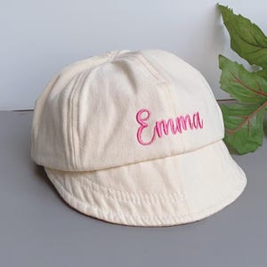 Embroidery Kids Baseball Hat,Personalized Baby Name Sun Hat-5M-3 Years Old Boys Girls,Custom Toddler Baseball Cap,Gift for Kids