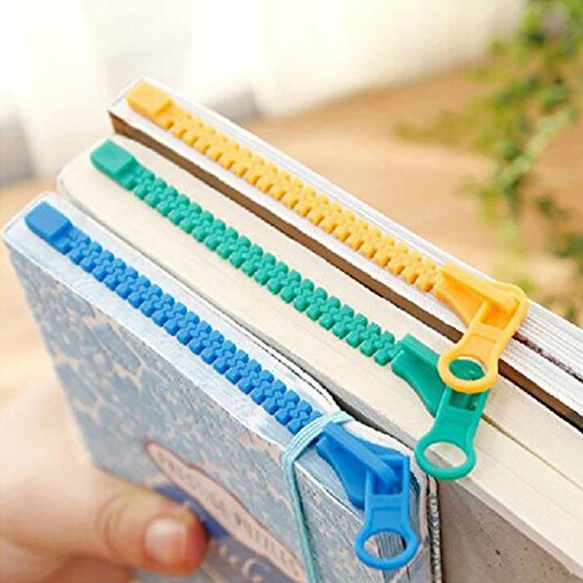 Creative Zipper Bookmark Reading Notes Notepad Marking Book Etsy Canada