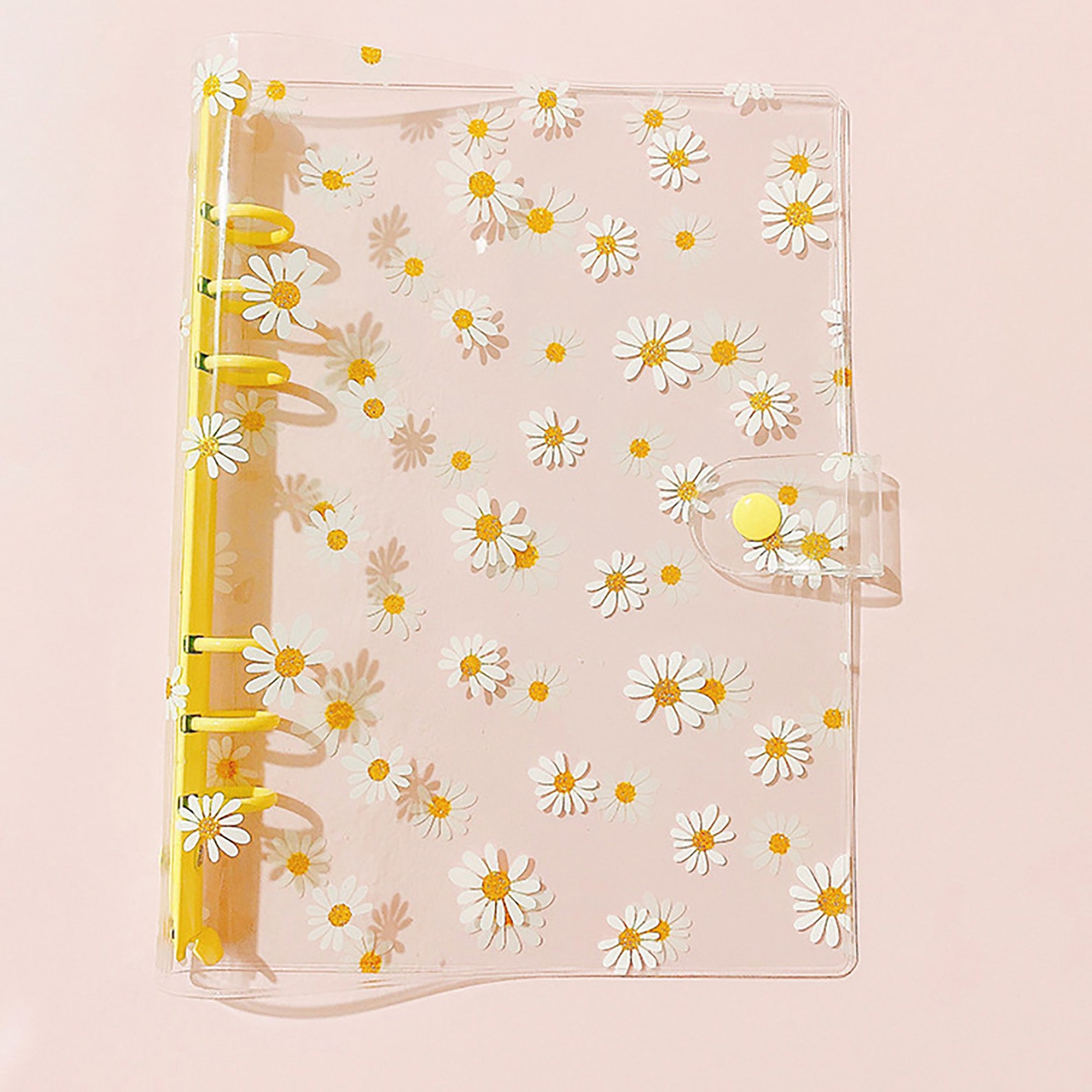 Cute Little Daisy Notebook A5/A6 Transparent 6 Ring Binder Etsy