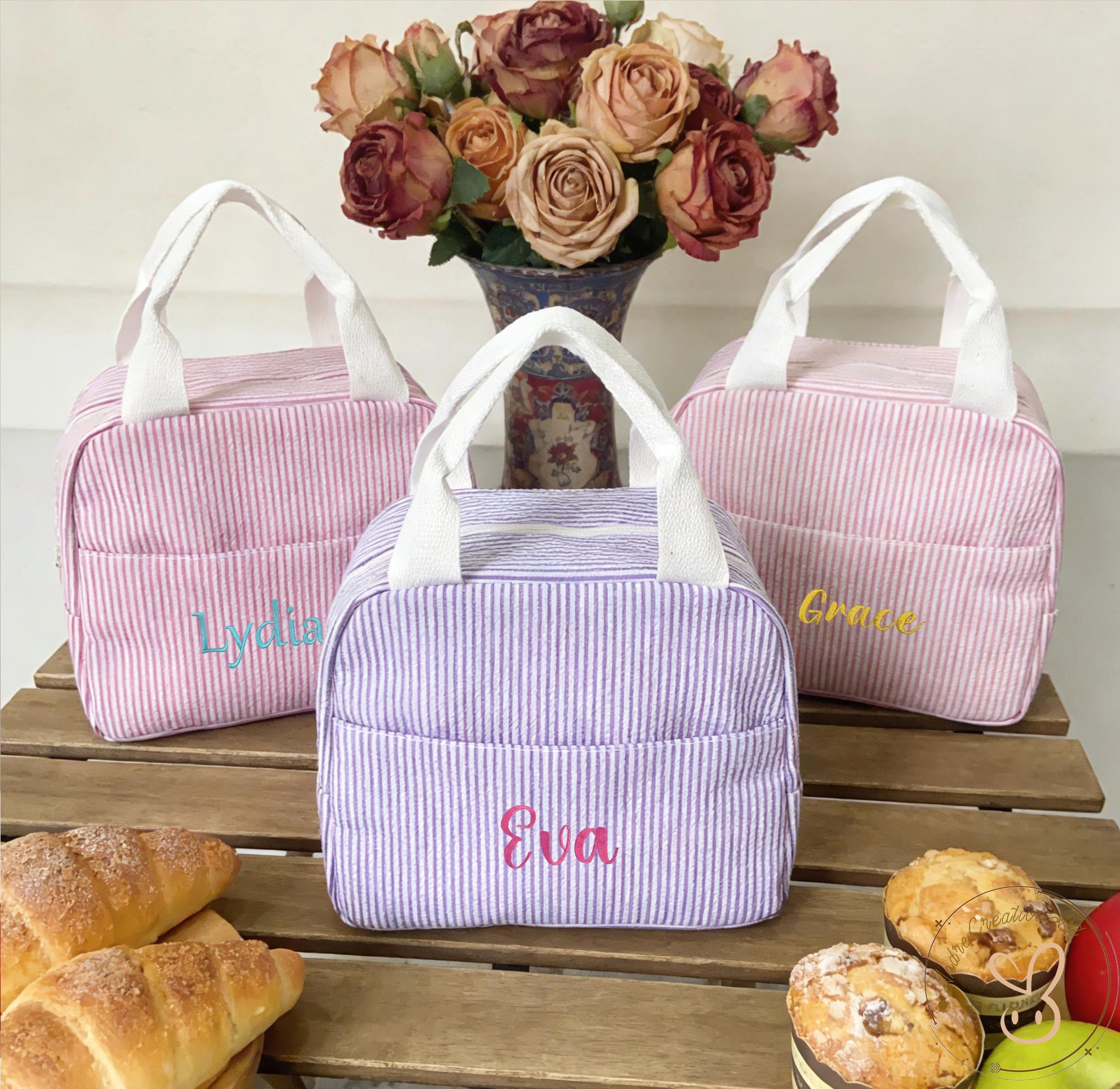 Borsa Frigo Isolata Termica Colony 1 – Stampa Cuori Marrone Con Tracolla – Da Viaggio O Picnic