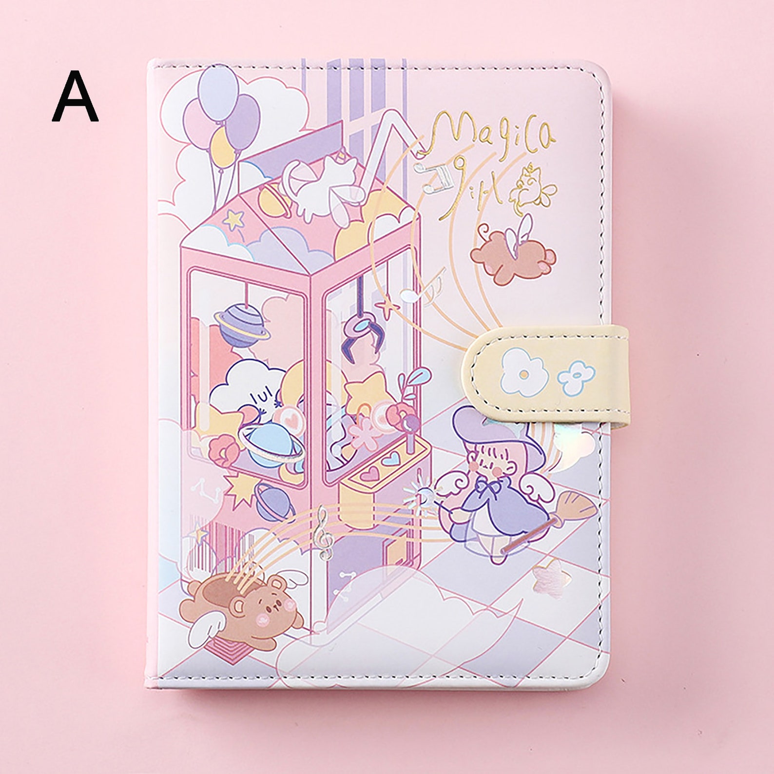 Cute Magical Girl Journal Kawaii Girl Notebook Colorful | Etsy
