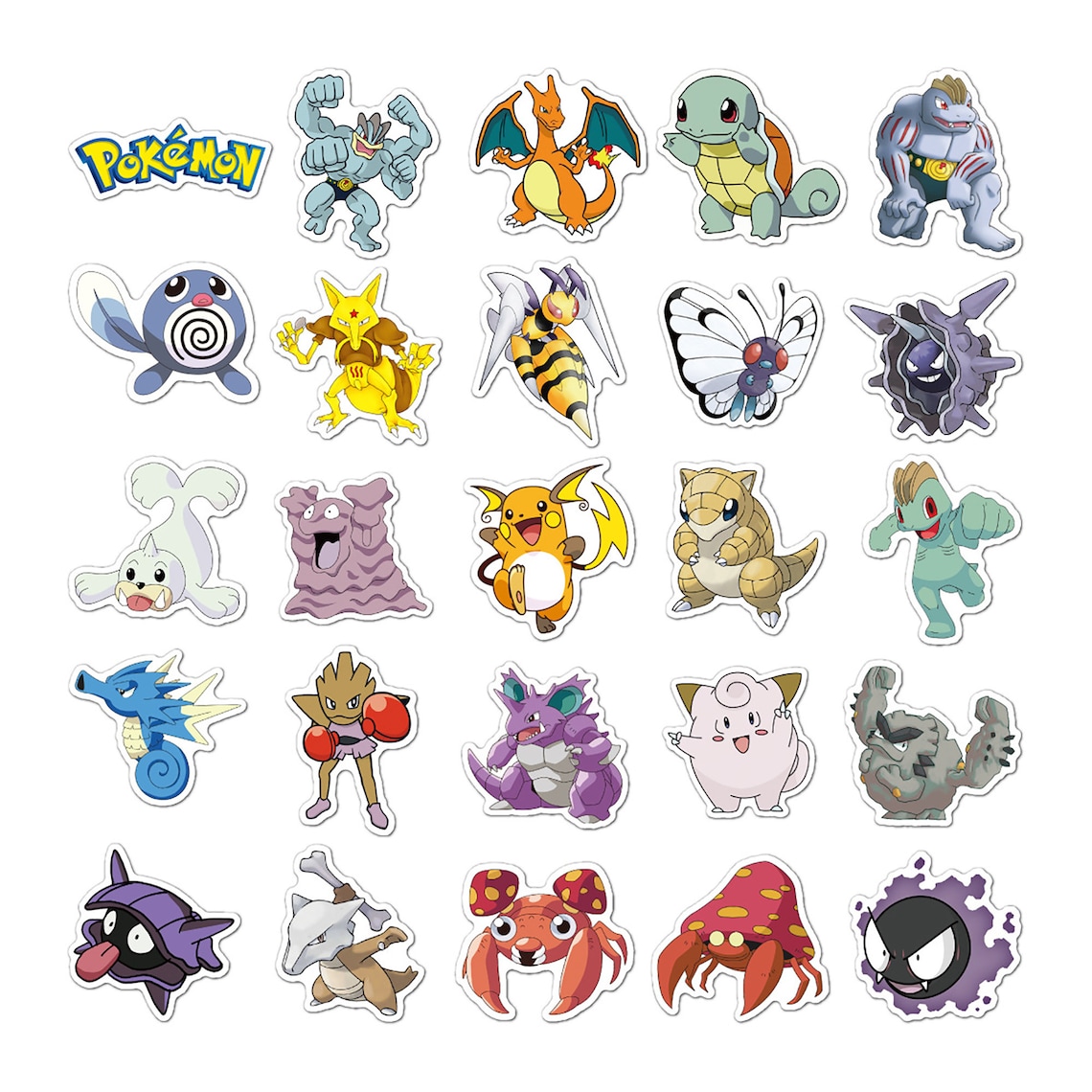 100PCS / Set PVC Graffiti Sticker Art Pegatinas Pokemon Etsy