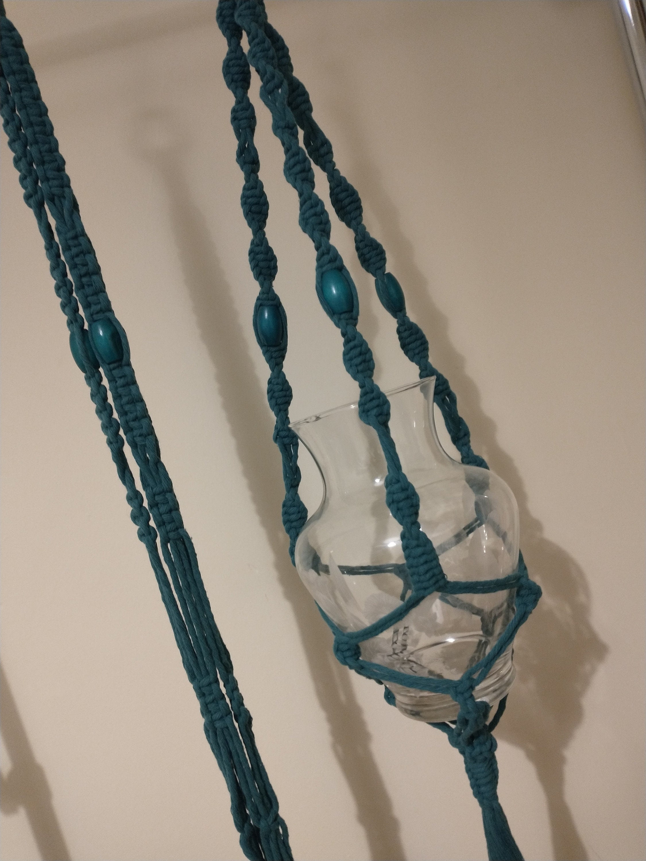 Colourful Handmade Macrame Hanging Baskets Etsy UK