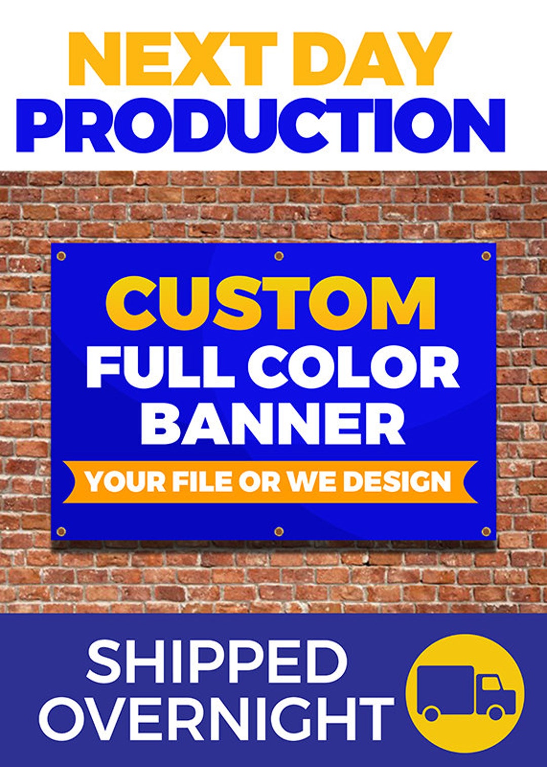 Custom Vinyl Banner 13oz Full Colorevent Bannerparty Banner Digital