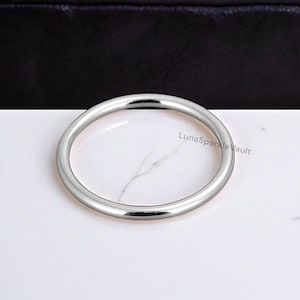 Solid Thick Heavy Silver Bangle | Solid 925 Sterling Silver Bangle | Men Bangle | Personalised Gifts | Round Copper Bangle | Gift for her
