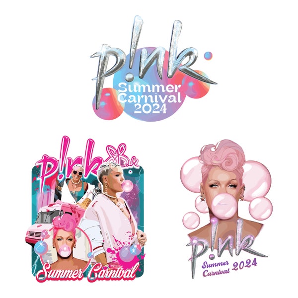 Pink Summer Tour 2024 Png Etsy Canada
