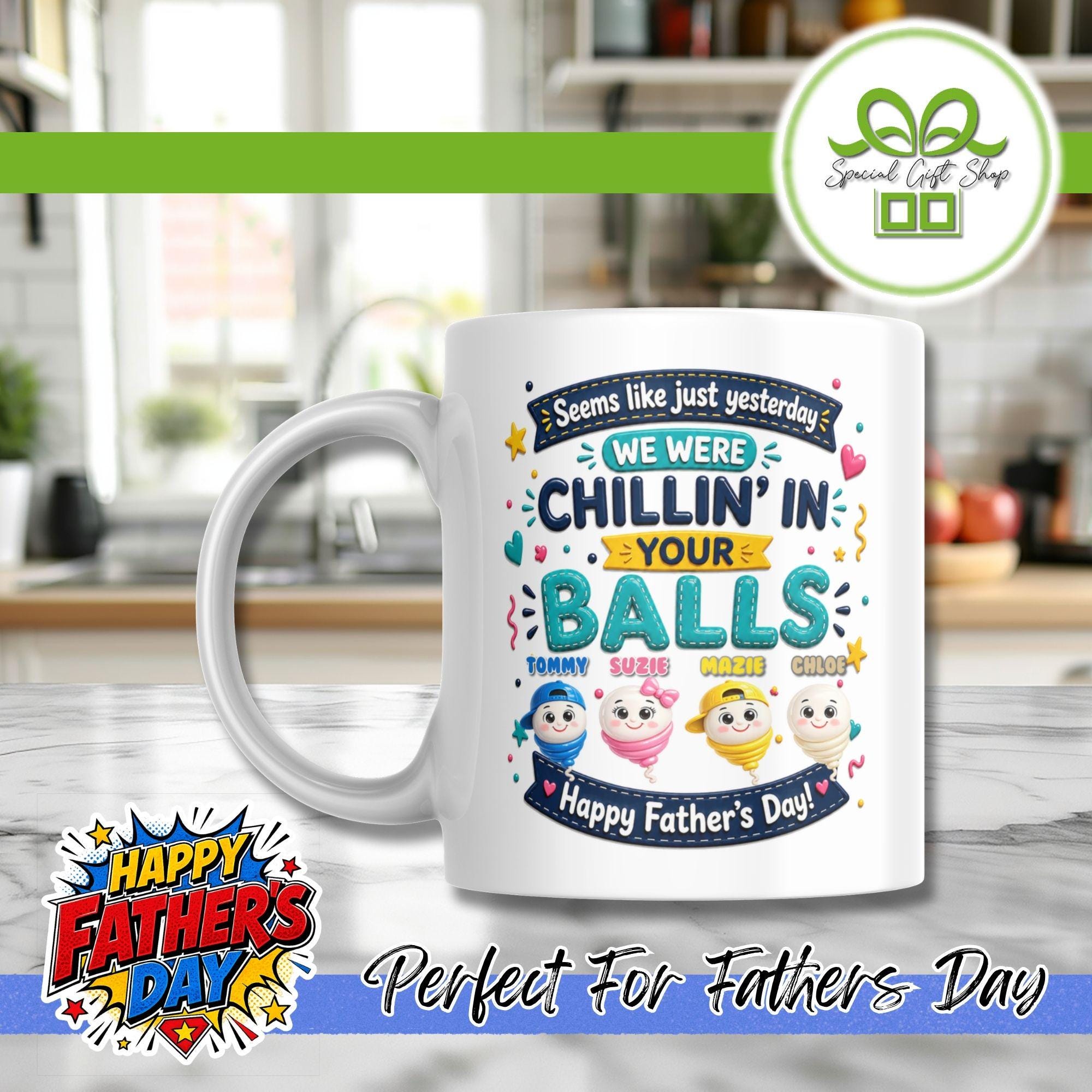 Personalised Chillin’ In Your Balls Mug