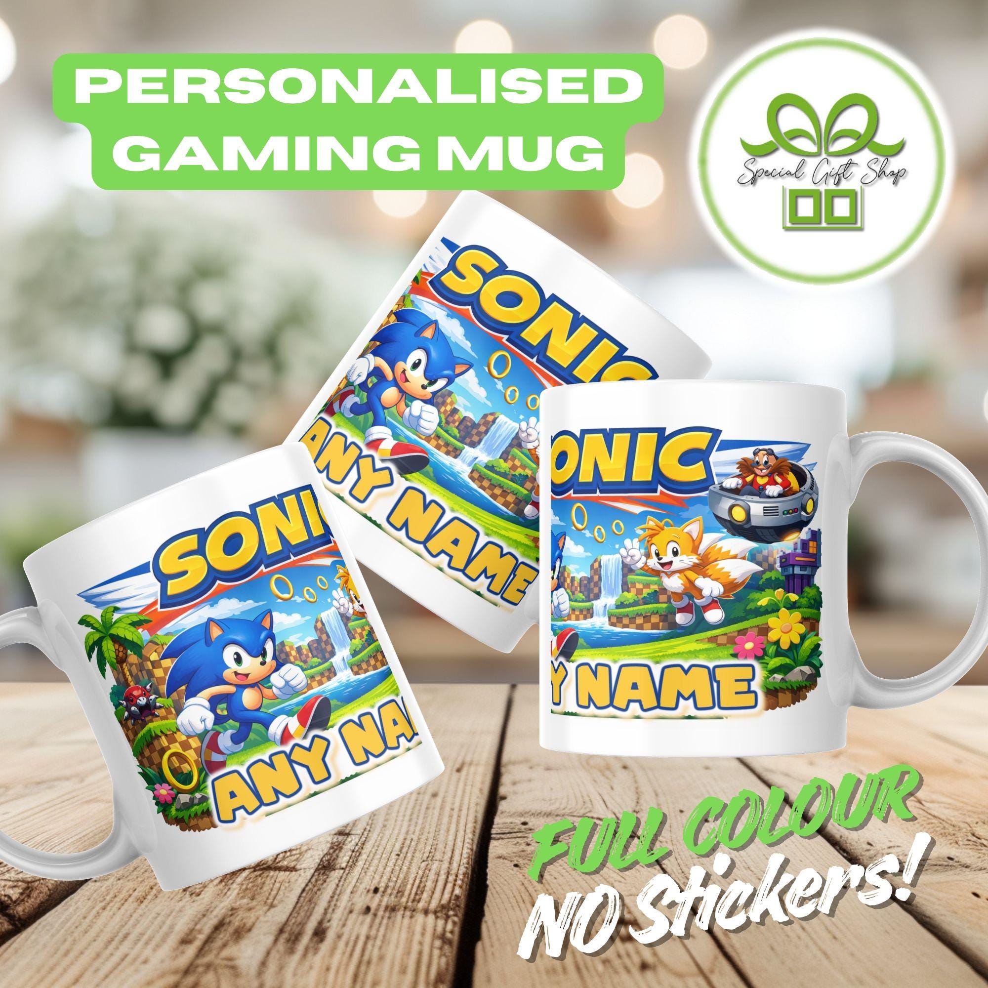 Personalised Sonic Gaming Mug