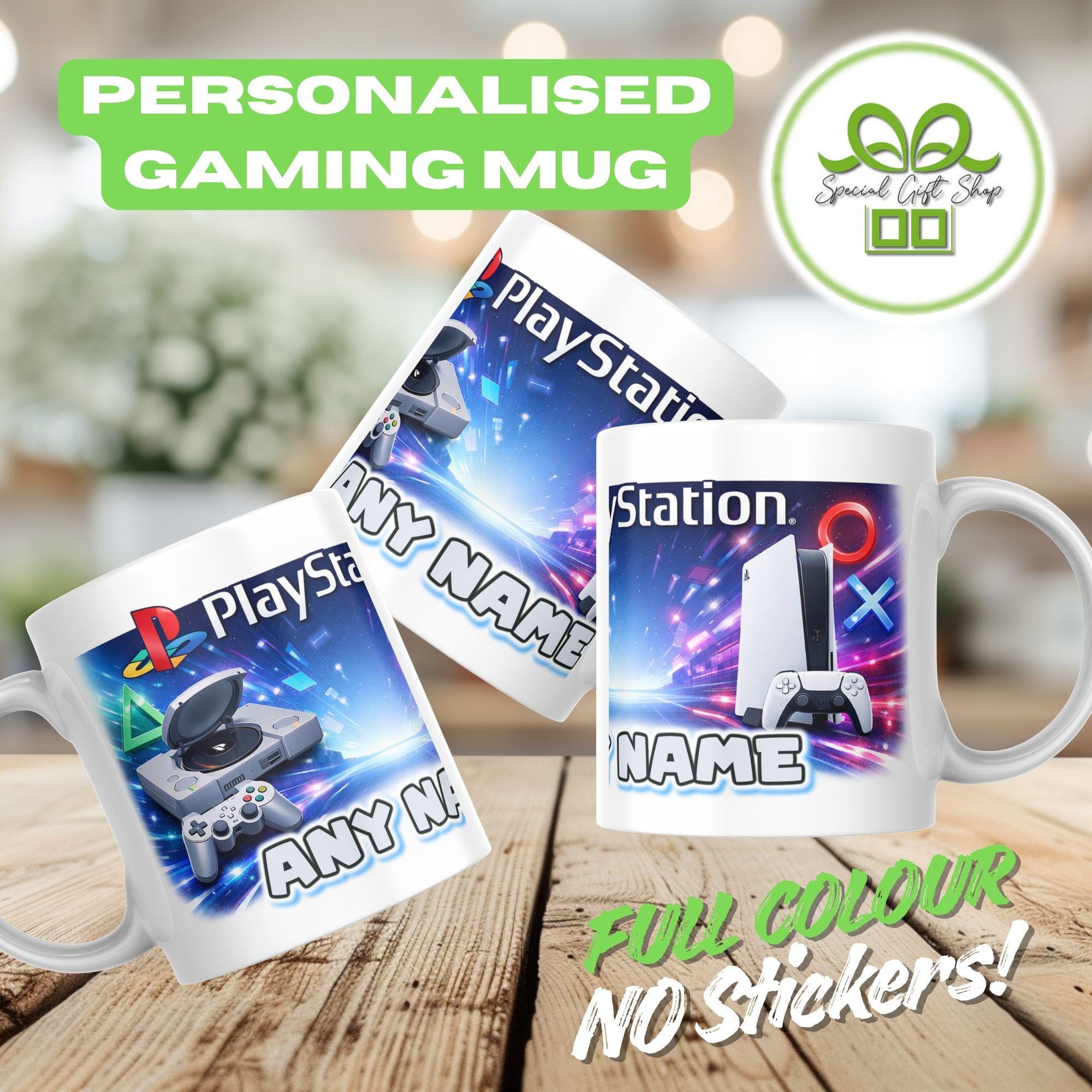 Personalised Gaming Mug with Name