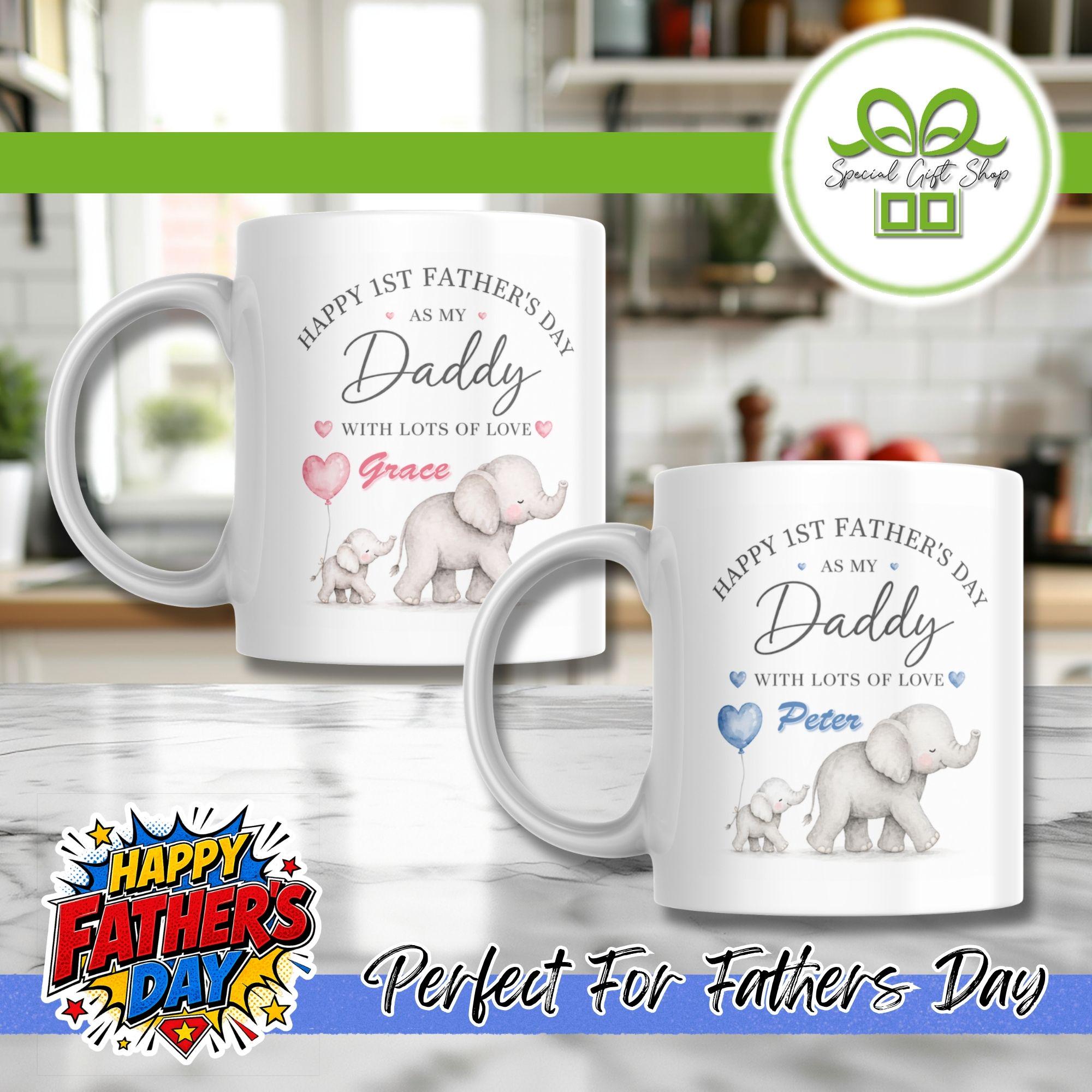 Personalised 1st Father’s Day Daddy Mug