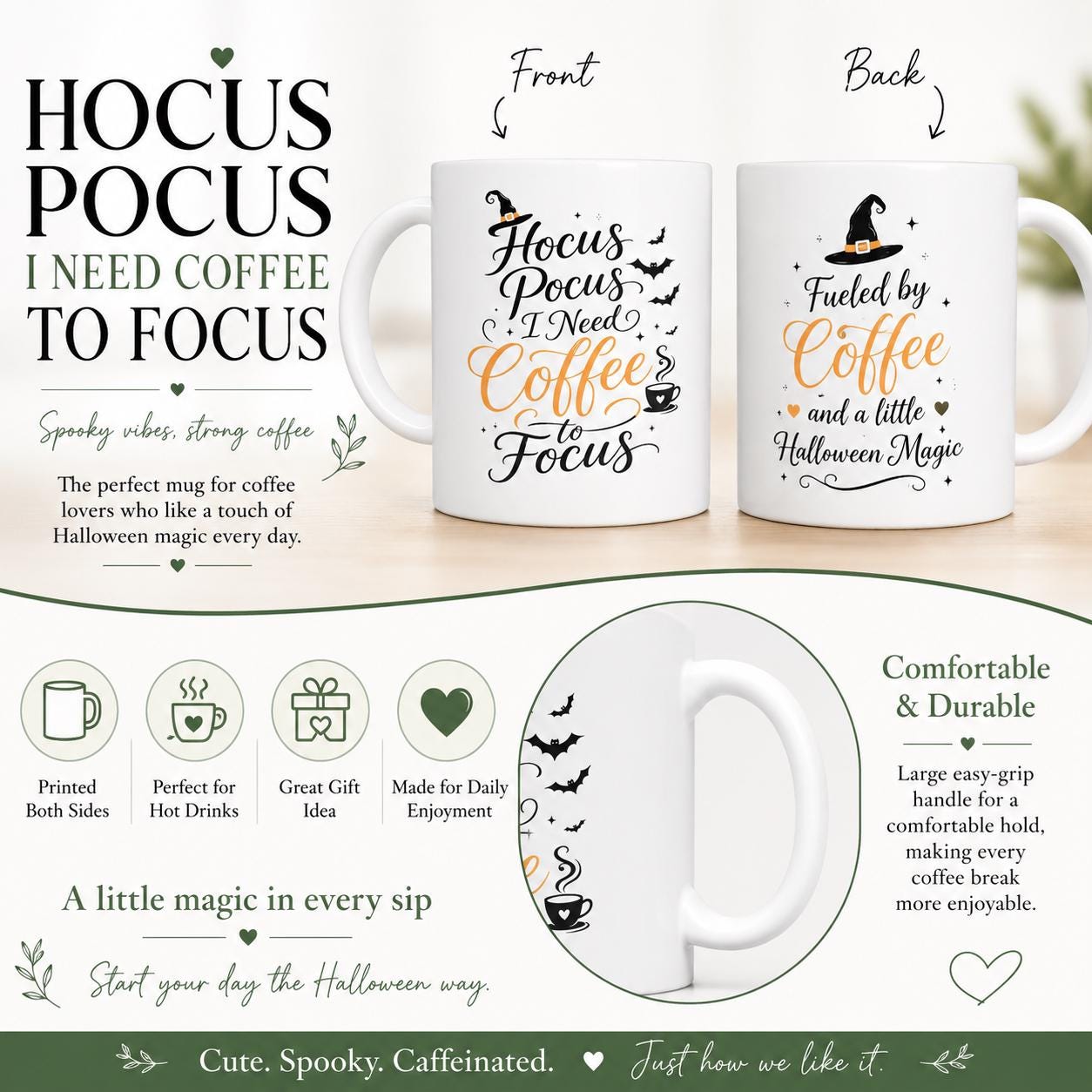Hocus Pocus I Need Coffee to Focus Mug