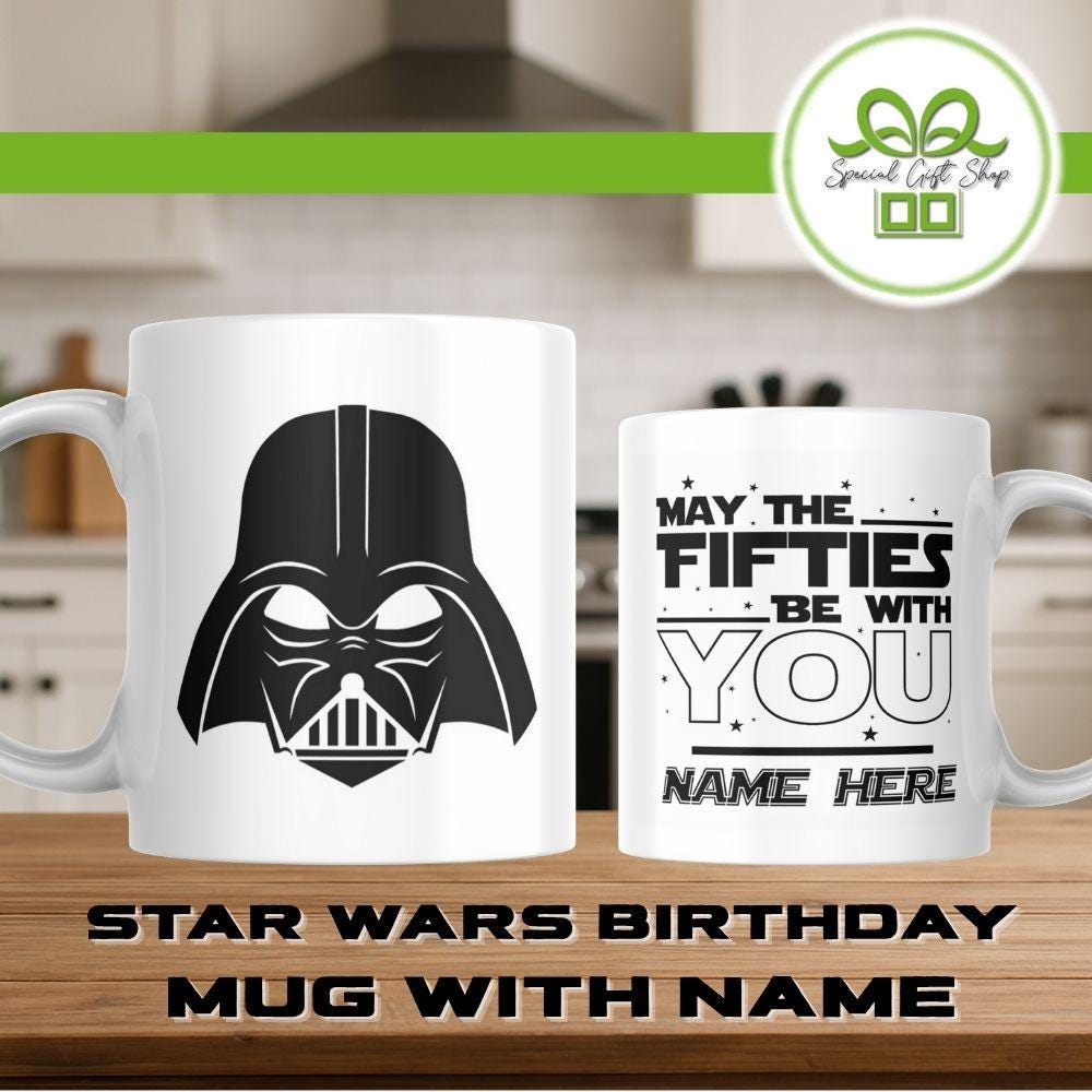 Custom Star Wars Birthday Mug