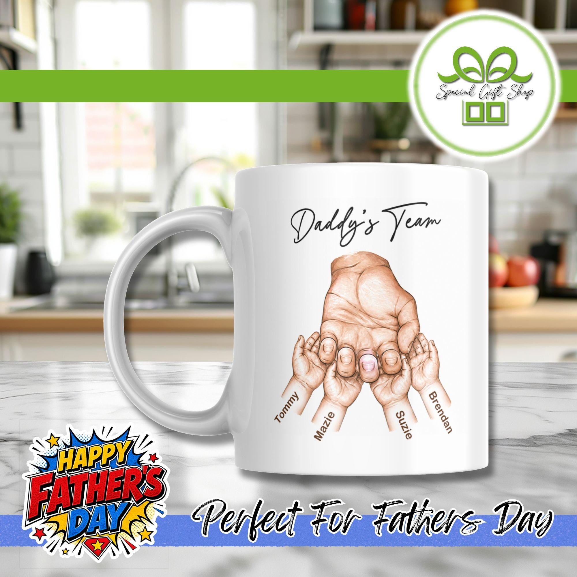 Personalised Daddy’s Team Mug