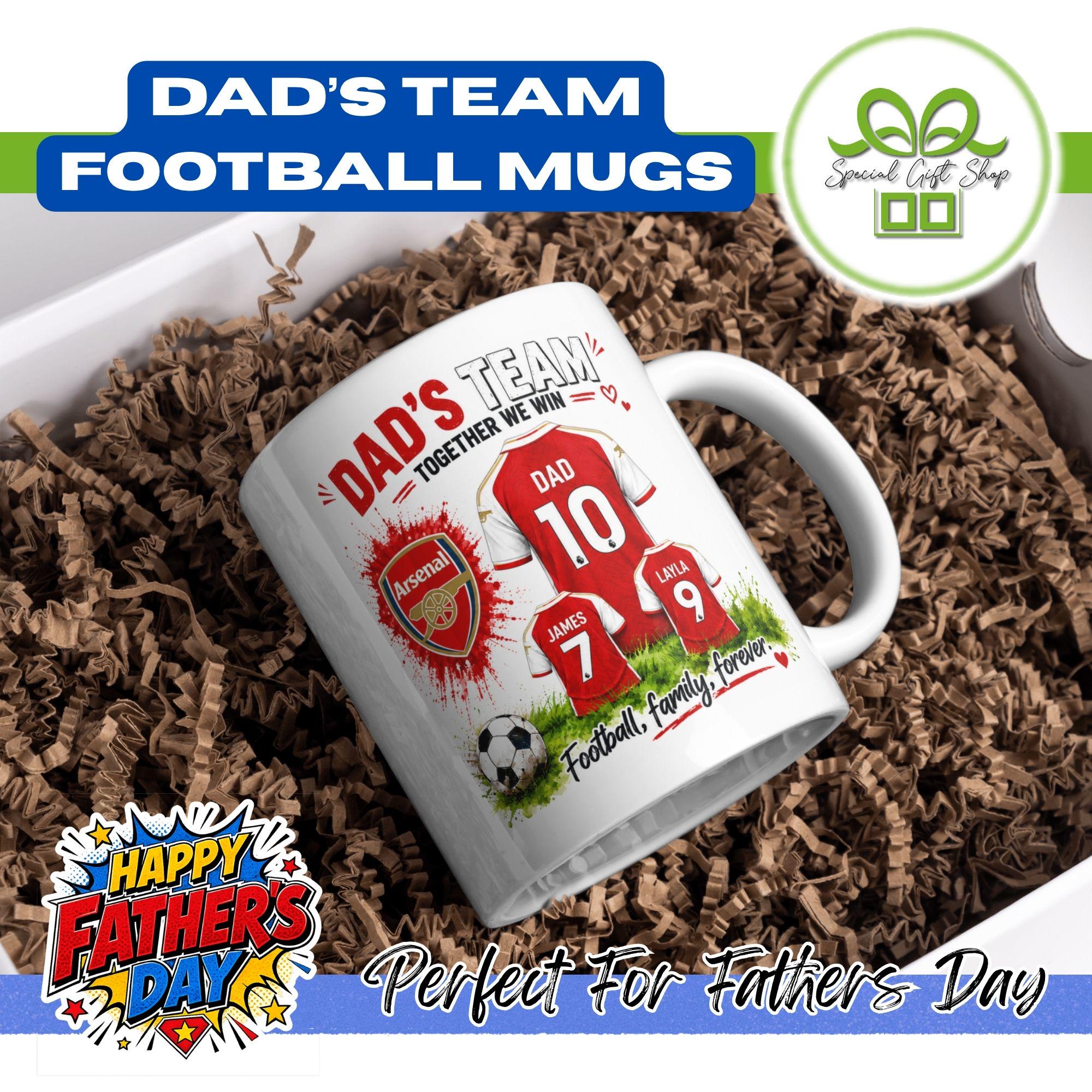 Personalised Football Dad Mug