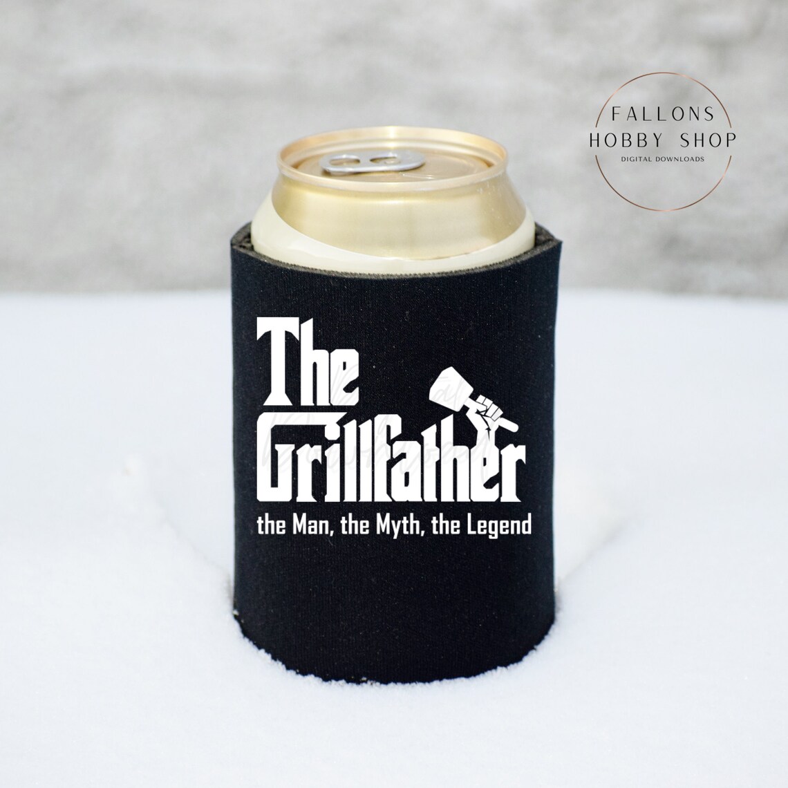 Download The Grill Father Beer Koozie Apron SVG Digital Download | Etsy