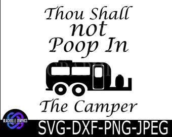 Camper SVG Digital Download | Camping Trailer svg | Trailer bathroom svg | funny camping svg | instant download
