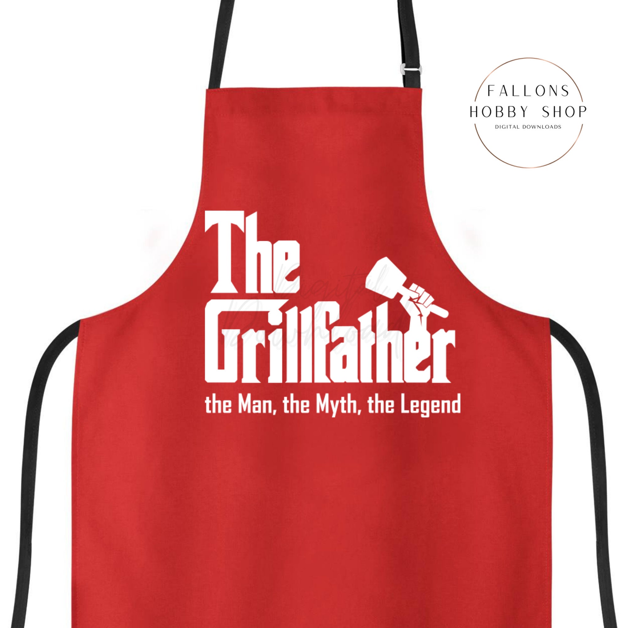 Download The Grill Father Beer Koozie Apron SVG Digital Download | Etsy