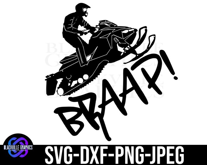 Braap Snowmobile SVG Digital Download Off-road SVG Downloads Snowmobile ...