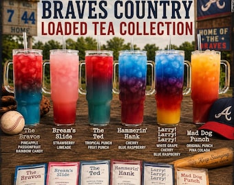 Braves country Collection | 6 pack Loaded Tea Mixes