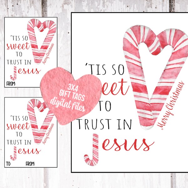 Christmas Tags Printable - Etsy