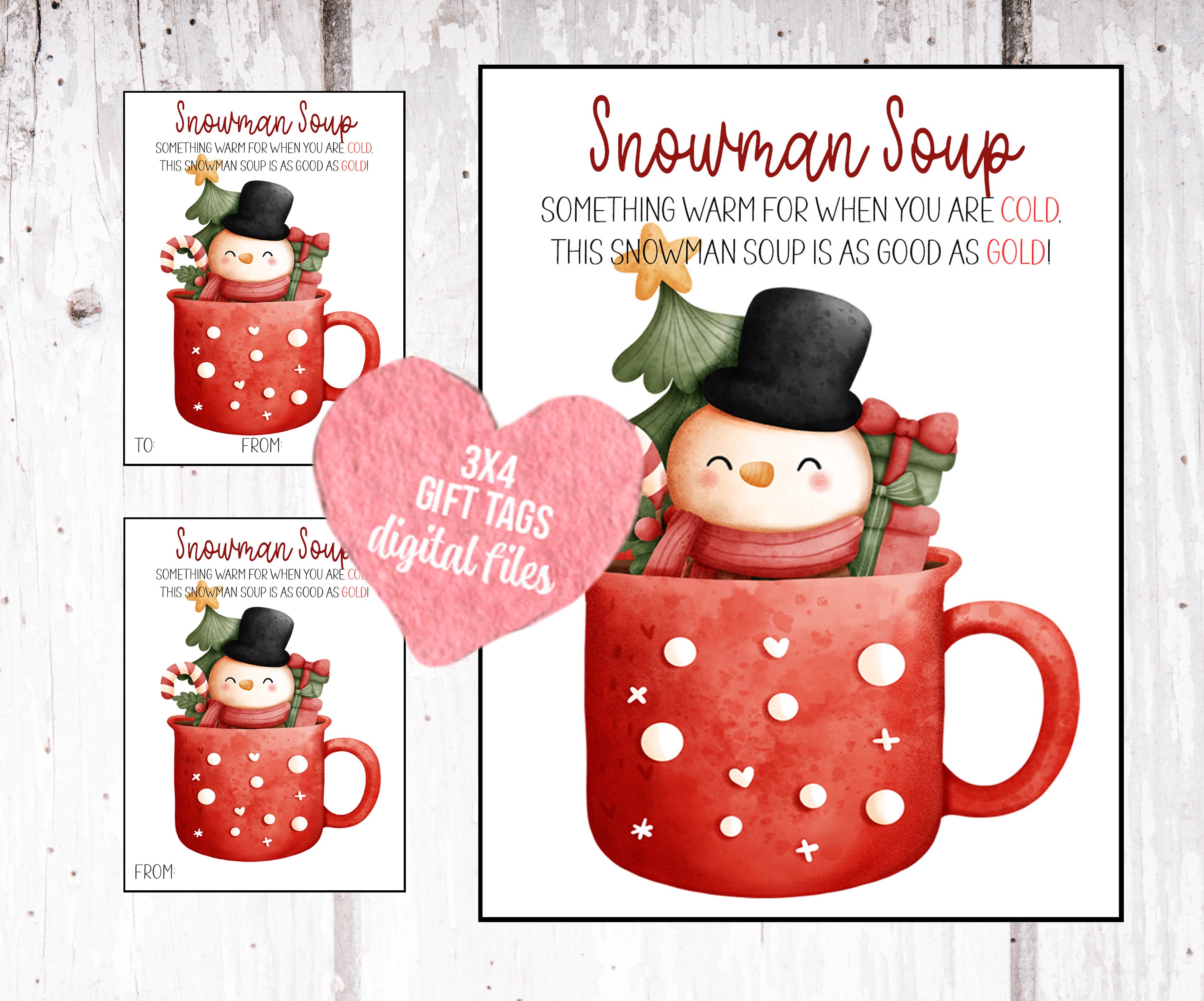Snowman Soup Tags Snowman Soup Printable Snowman Soup Label - Etsy