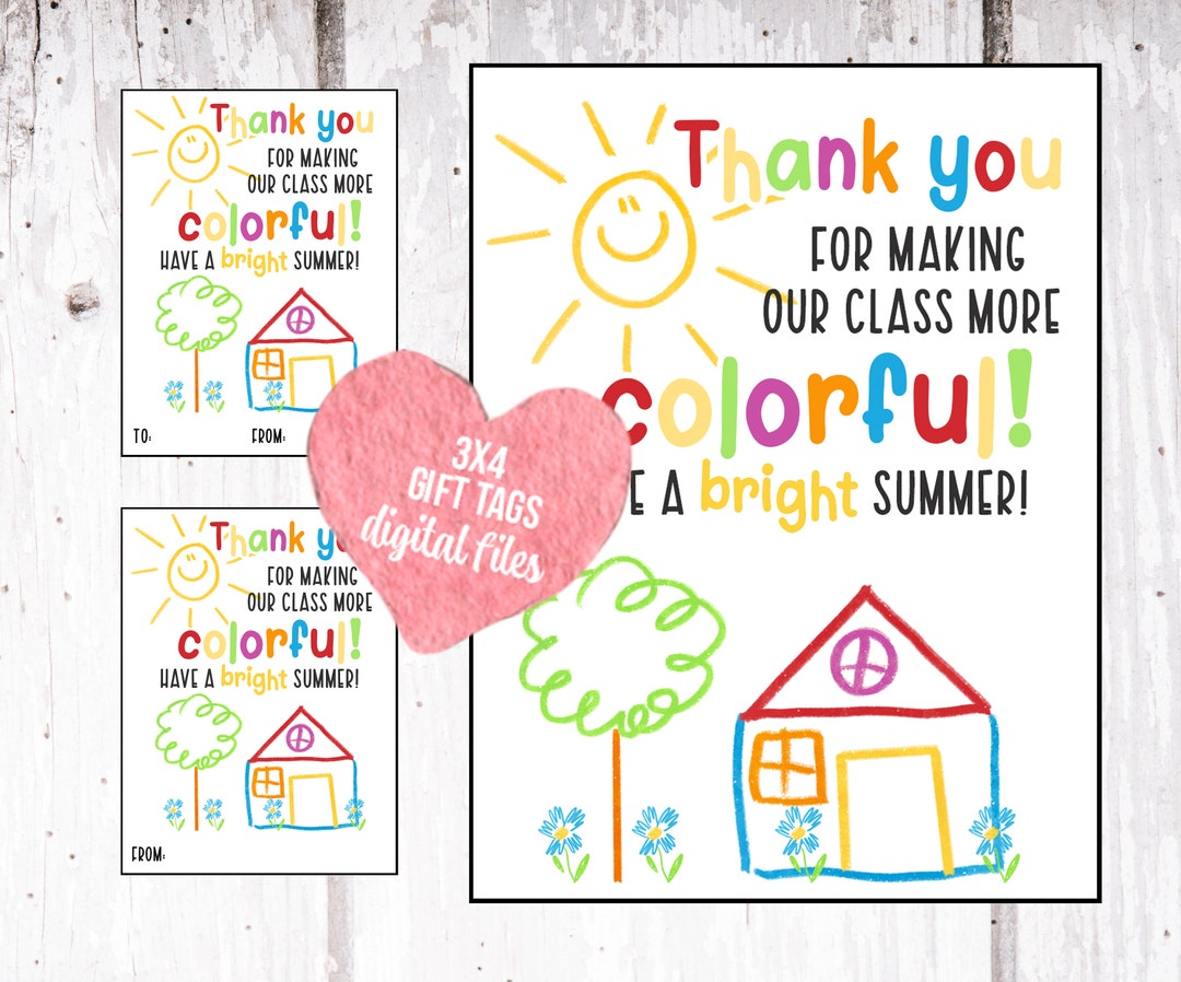 Summer Gift Tags Digital Download Summer Gift Tags for - Etsy