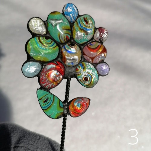 Pflanze Einsätze Glas Blume Garten Zubehör Suncatcher Geschenk | Etsy