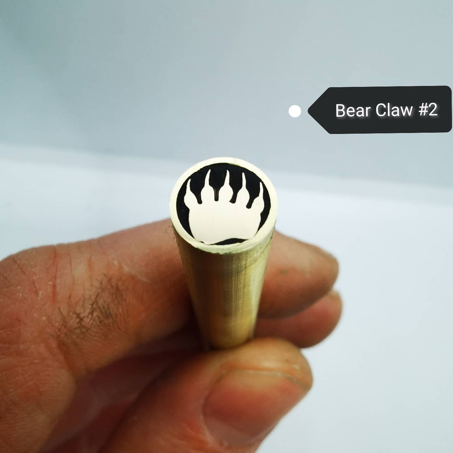 Bear Claw Mosaic Knife Pin 8/10 mm 100 mm / 3.93 inch length Etsy