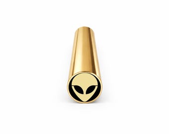 Mosaic Pin for Knife Handle - ALIEN - 1/4" 5/16" 3/8" Custom Knife Making Supplies - Brass and S.Steel Decorative Rivets - Bladesmith Gift