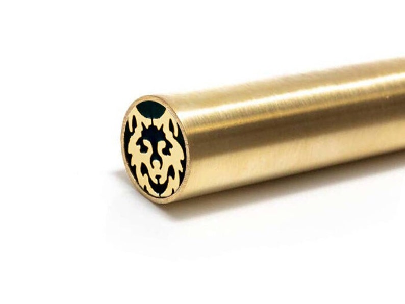 WOLF Mosaic Pin 6/ 8/10 Mm Dia. and 100 Mm / 3.93 Inch Length High