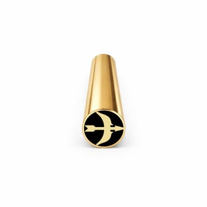 Mosaic Pin for Knife Handle - BOW & ARROW | 1/4"- 5/16"- 3/8" Custom Knife Making Supplies - Brass and Stainless Steel Decorative Rivets