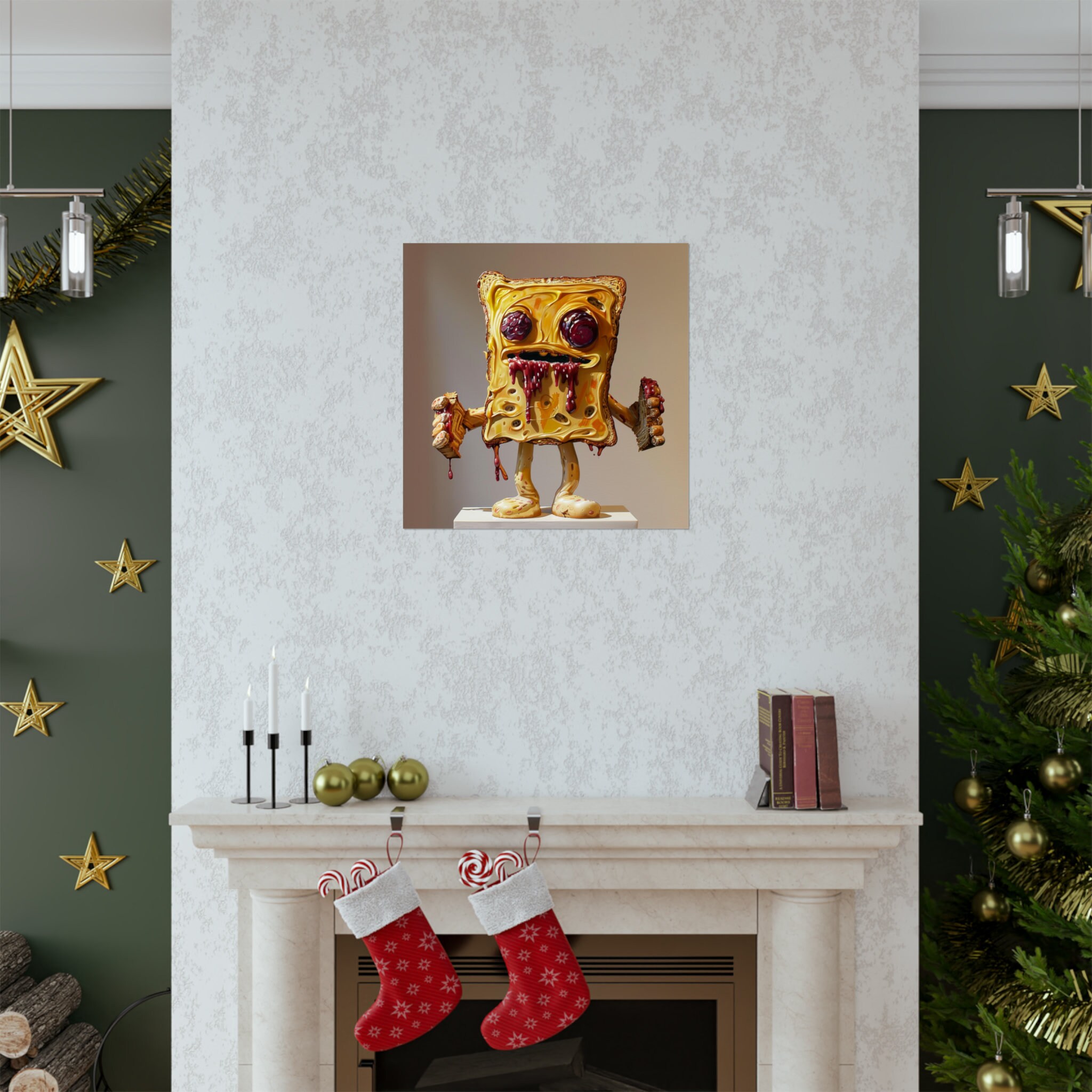 Attack of the Peanut Butter Jelly Man Poster // Funny Peanut Butter