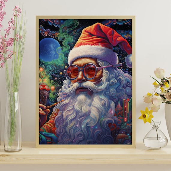 トリッピー サンタ 2 // ハッピー ホリデー // 鮮やかなクリスマス