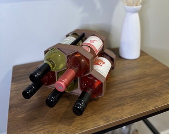 Wine Elegance: 3D Printed Wine Bottle Holder Showcase