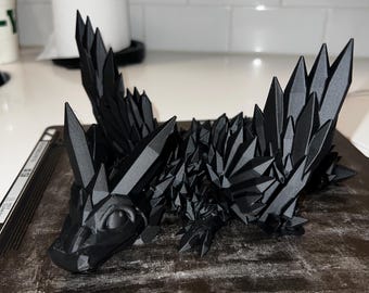 Articulated 3D Printed Dragon (HALF SIZE) - Fantasy Collectible Inspired by Rebecca Yarros