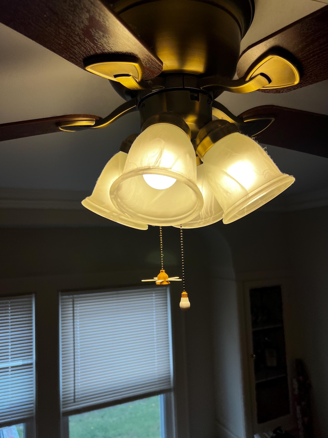 Ceiling Fan Pull Chain Set - Light & Fan Icons - 3D Printed Chain ...