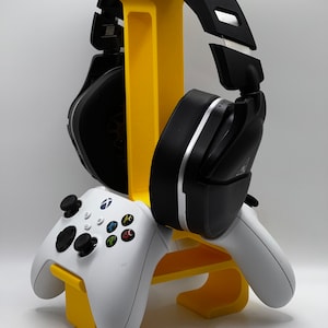 Premium 3D Printed Controller Headset Stand | Gaming Accessories