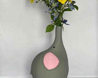 Elegant Elephant Plant Vase
