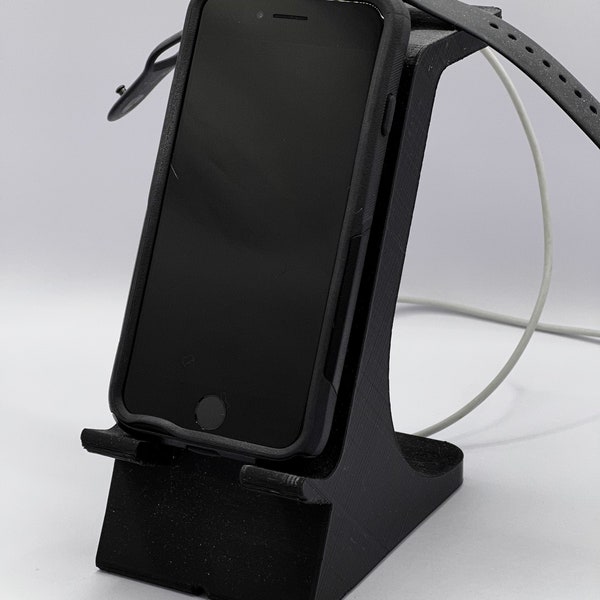 3D Printed iPhone and Apple Watch Stand: A Stylish and Versatile Solution for Organization and Charging
